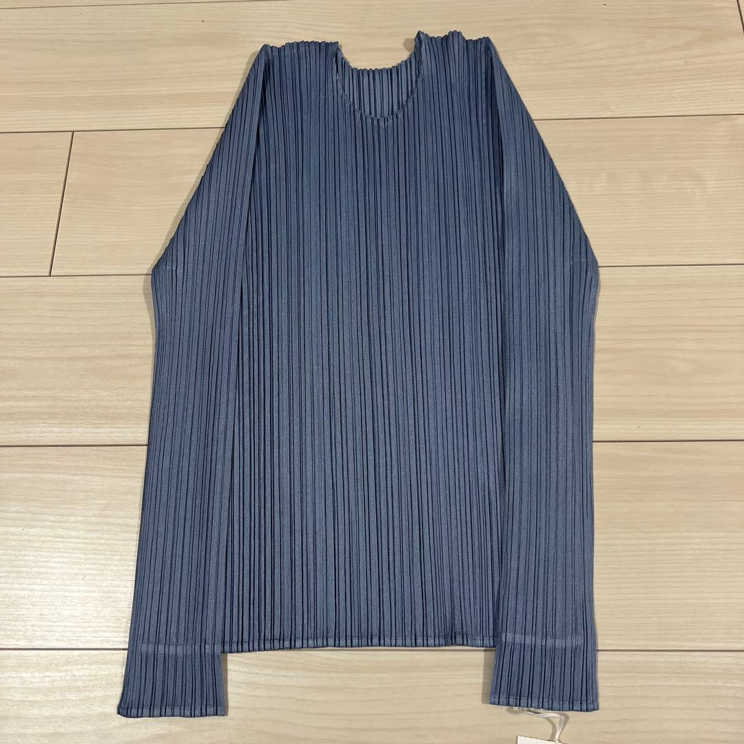 PLEATS PLEASE 長袖カットソーsteel blue 2025年12月