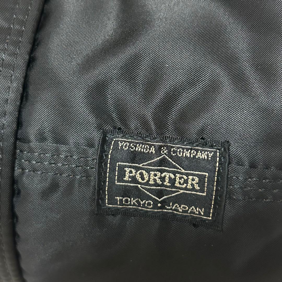 ★未使用級★POTER★ミニボストン★ドラムバッグ★タンカー★黒