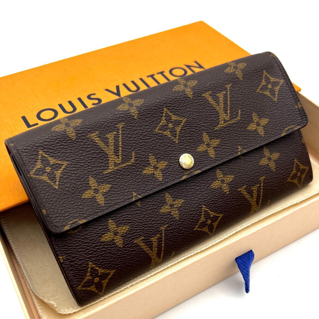 【超極美品】ルイヴィトン モノグラム ポルトフォイユ サラ 長財布 C84