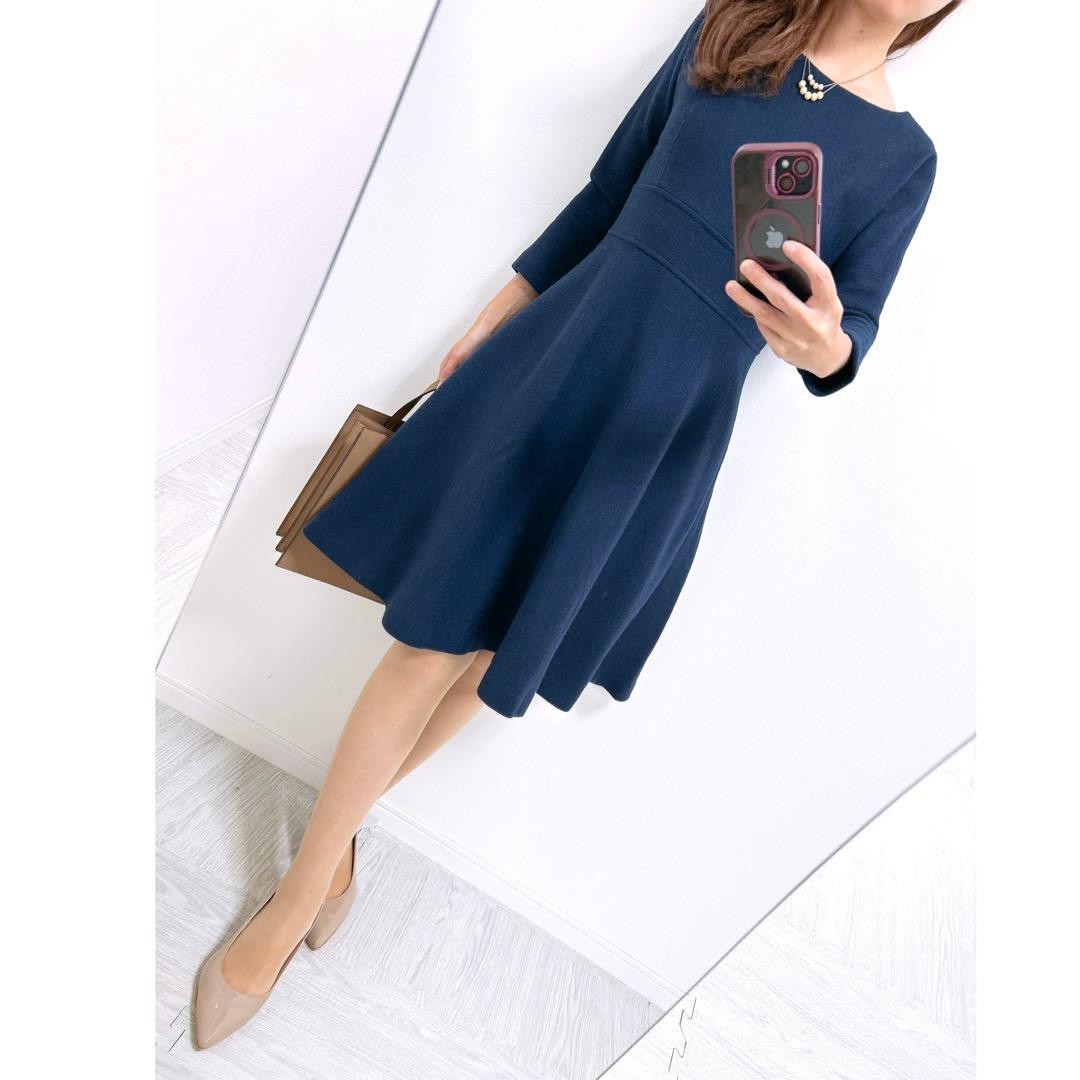 【美品✨】定価40,000円❤️ダイアグラム ✨サイズ36✨ウールワンピース