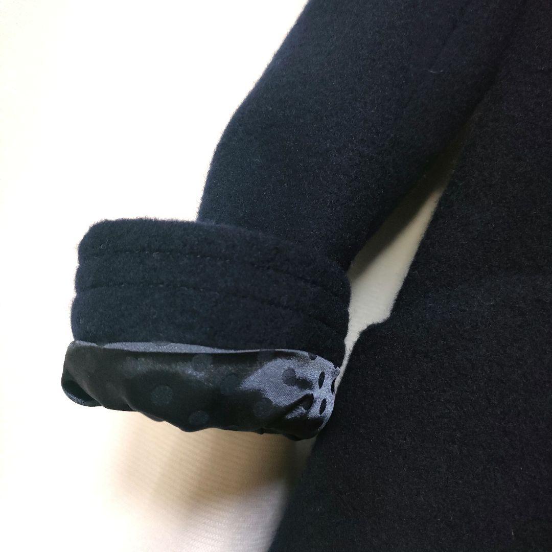 【美品】MILK メルトン フーデットコート ダブルブレスト ハートボタン