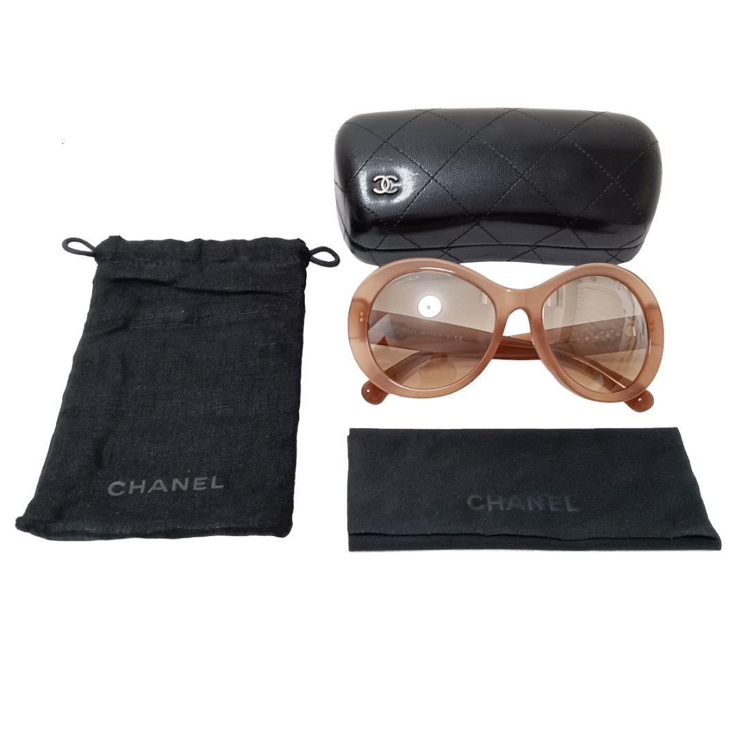 シャネル サングラス ココマーク ピンク ブラウン レディース シルバー