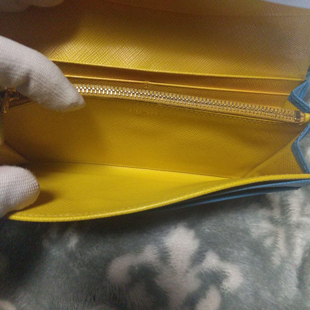 PRADAサフィアーノ レザーマルチカラー 長財布