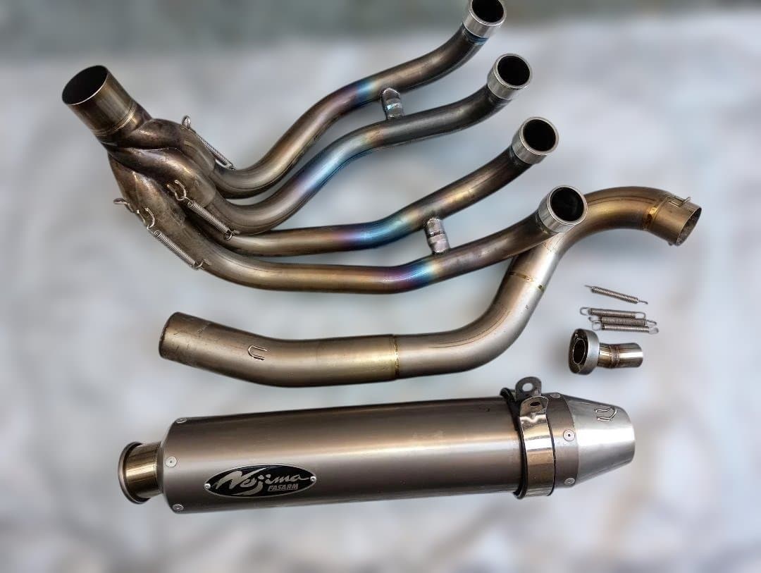 ZZR1100 D型　ノジマ　FASARM S TITAN V フルエキ　チタン