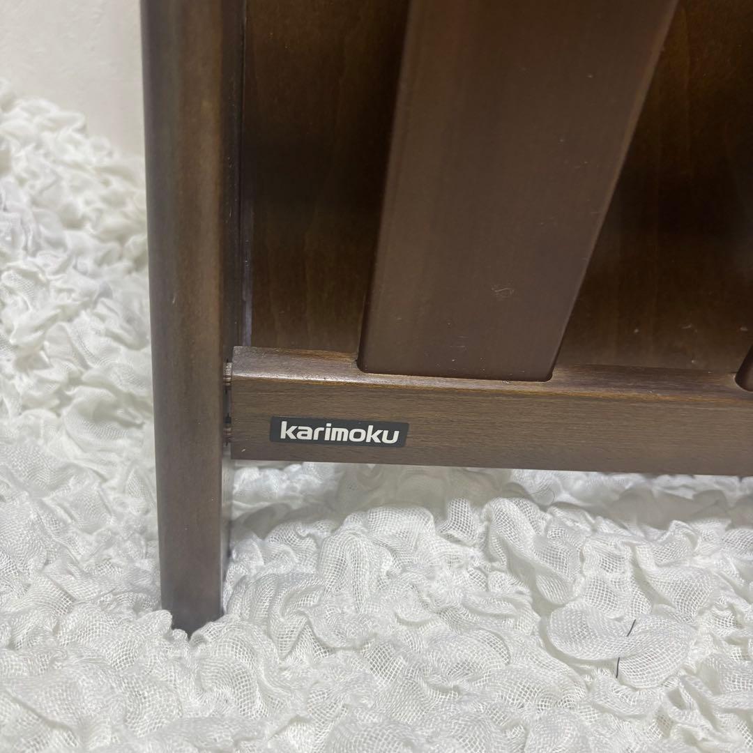 【美品】カリモク karimoku 6段 スリッパラック チェスト 下足箱 花台