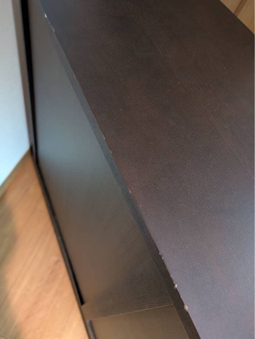 ■送料込■無印良品 木製チェスト 4段ワイド タモ材 タンス 棚 収納廃盤品