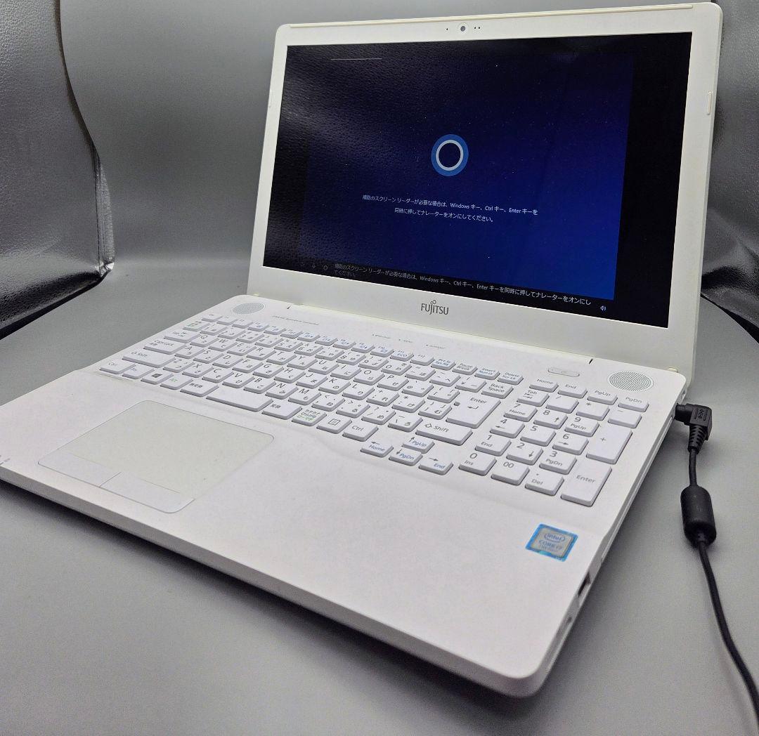 【動作済】富士通 LIFEBOOK Core i7-7700HQ 4GB 1TB
