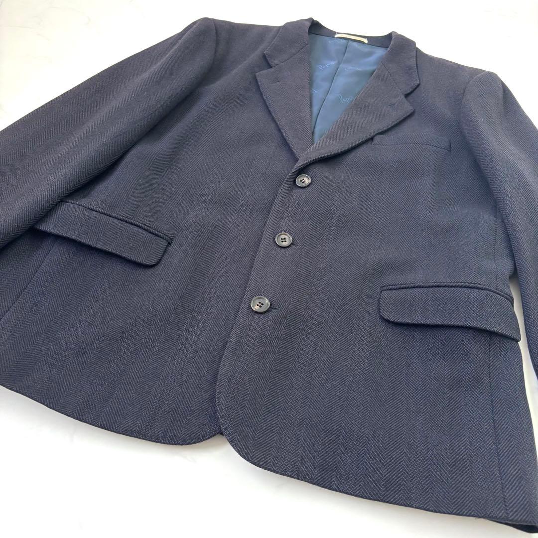 XL相当 パパス MARLING&EVANS ヘリンボーン テーラードジャケット
