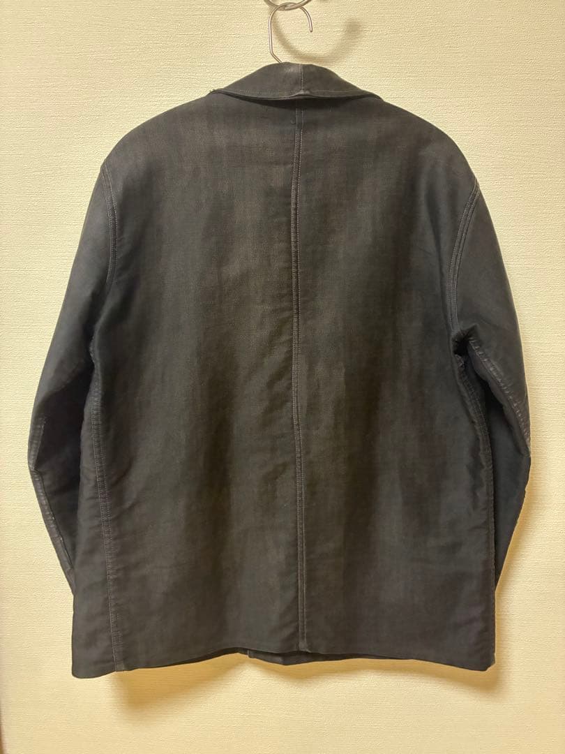 50's 60's ブラックモールスキンジャケット