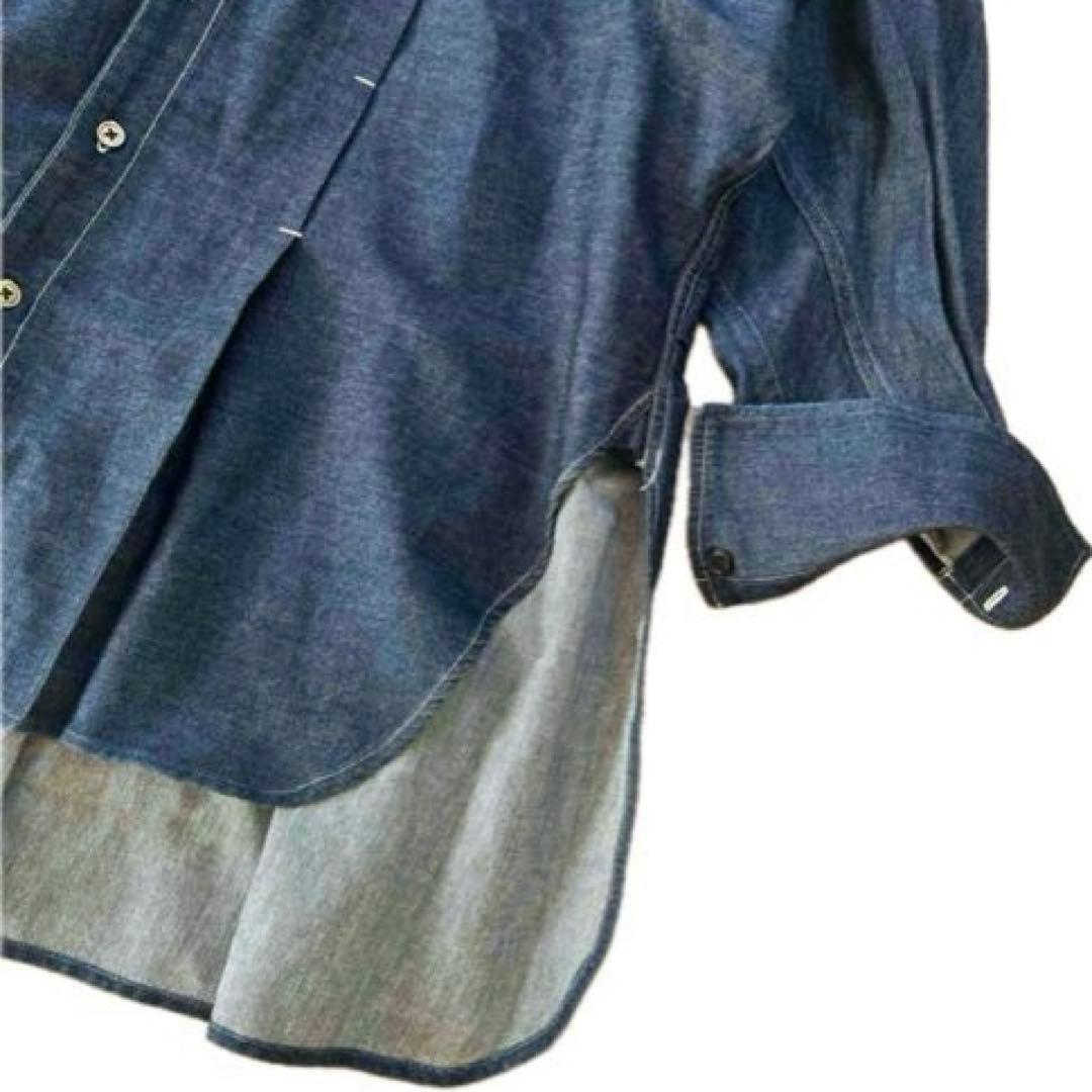 【p.p.pean】ジュンミカミ オーバーサイズ　デニムシャツ 日本製