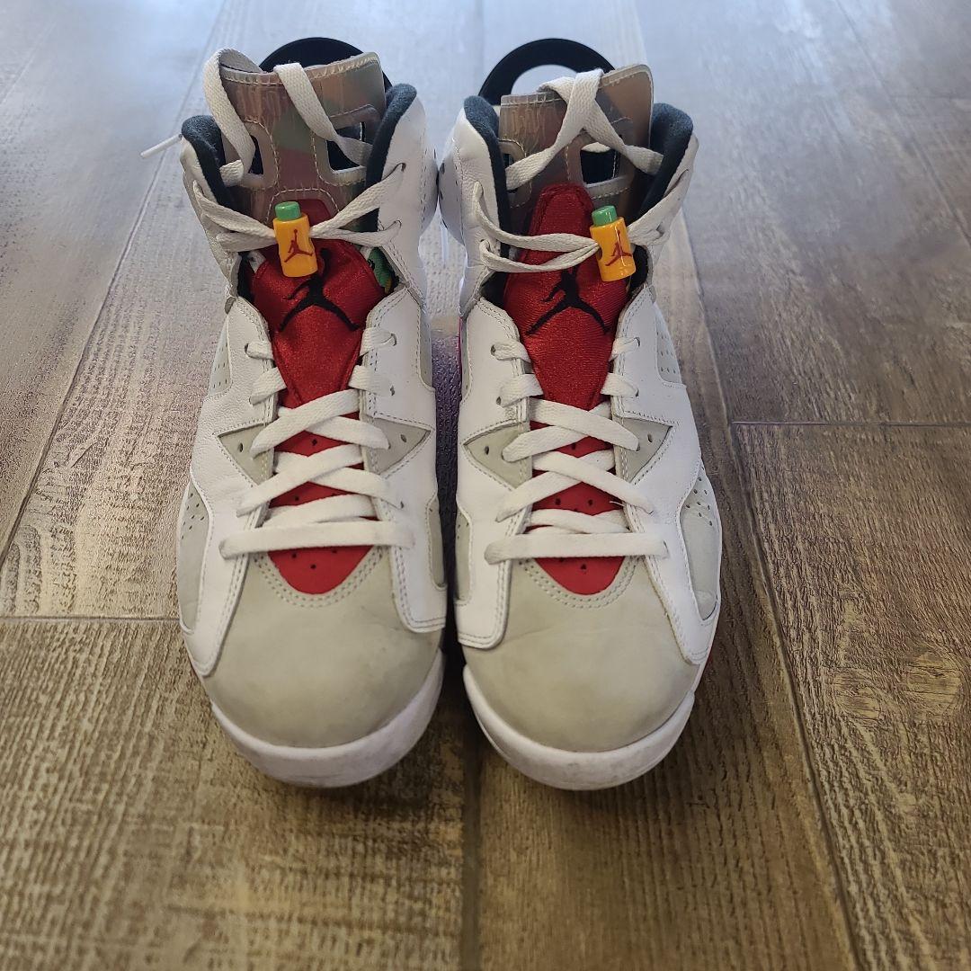 Air Jordan 6 RETRO バックスバニー ホワイト/レッド