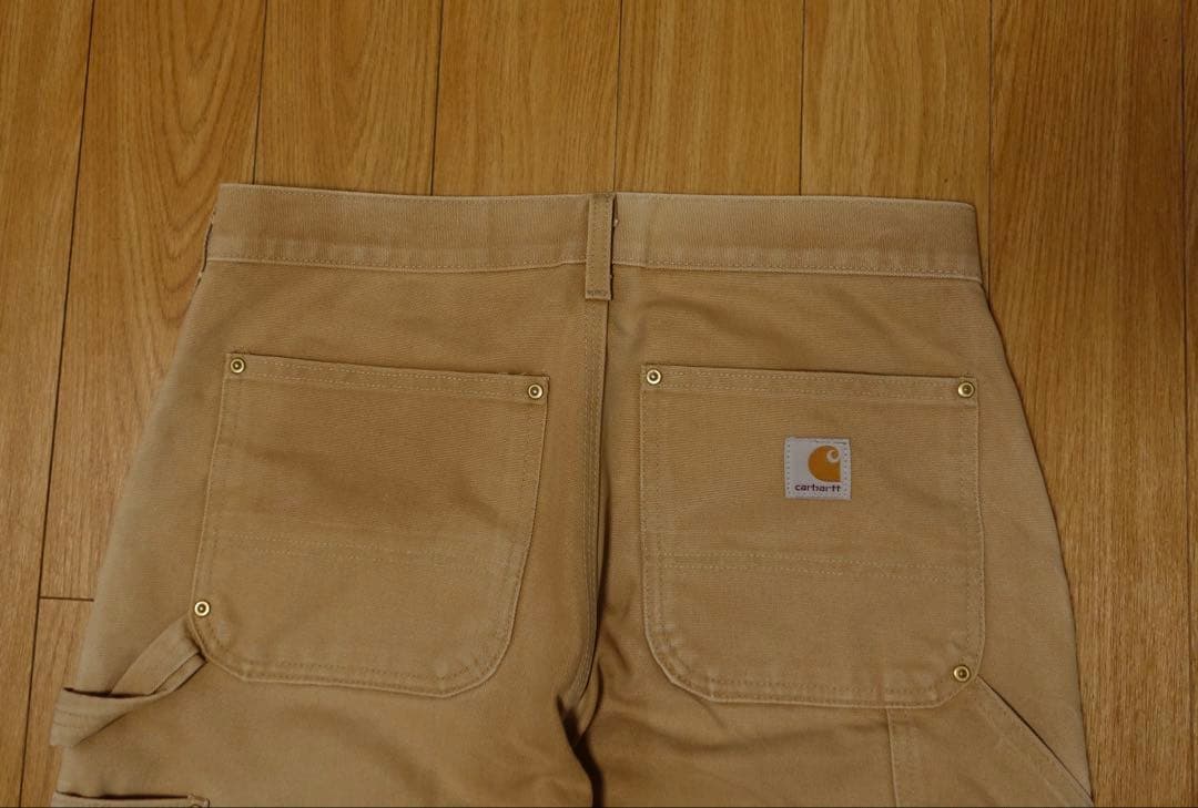 31x30 Carhartt パンツB01 BRN ダブルニー