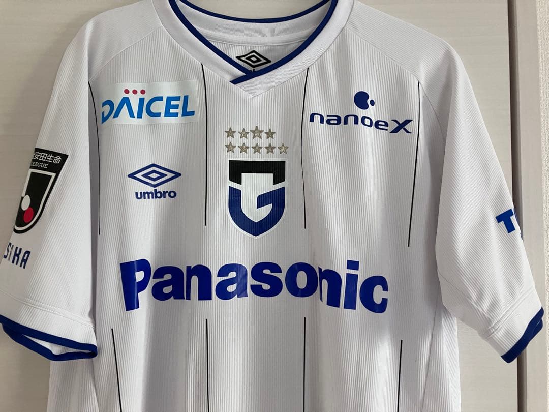 ガンバ大阪　アウェイ　ユニフォームUmbro シャツPanasonic