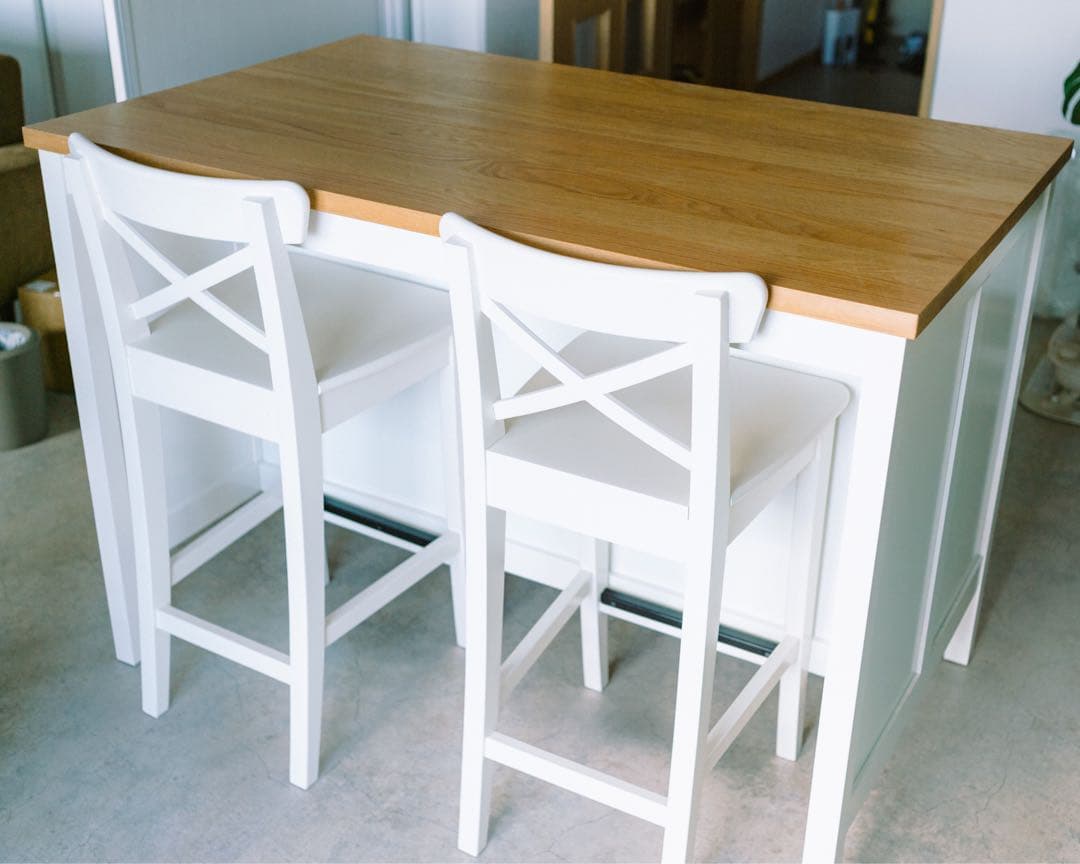 ※2/24までの掲載 IKEA イケア トルンヴィーケン　オフホワイト（机のみ）