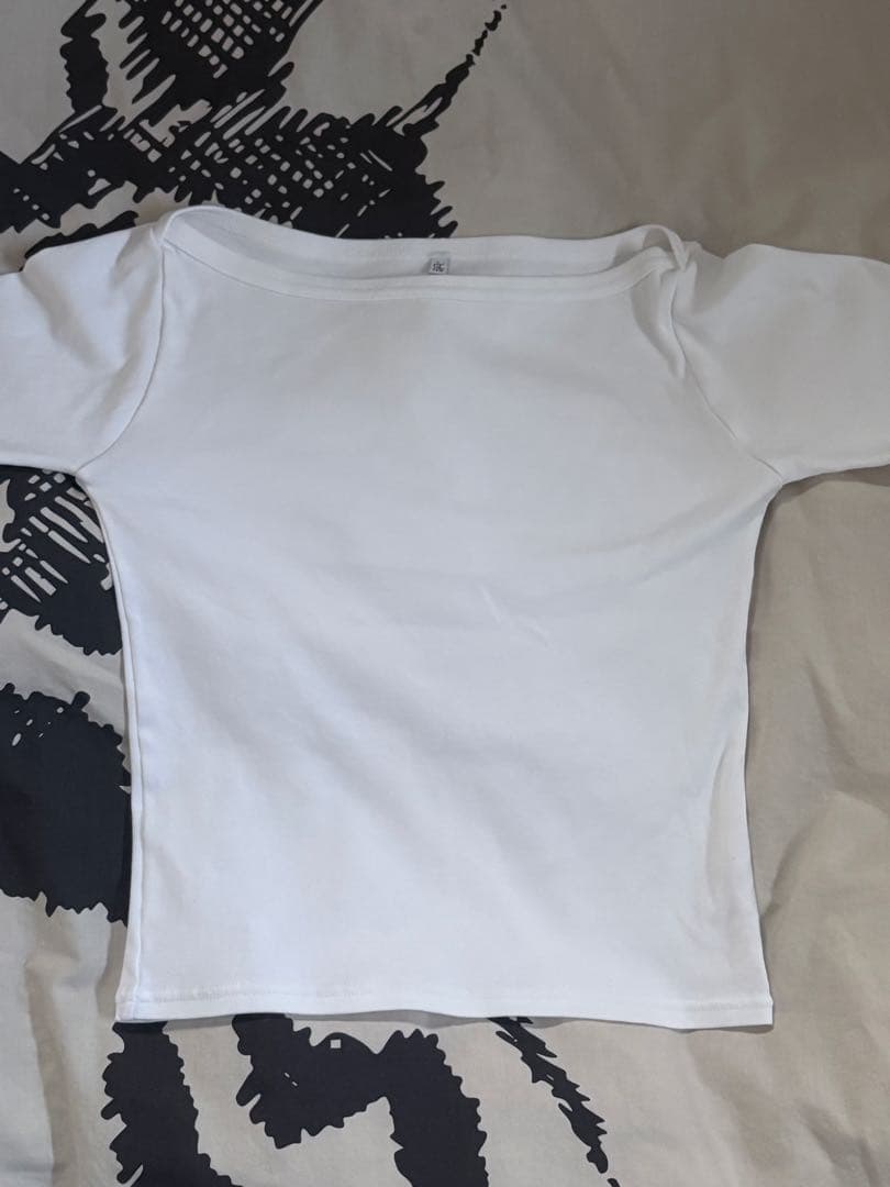 トップス Draw Boat Neck Long Tee