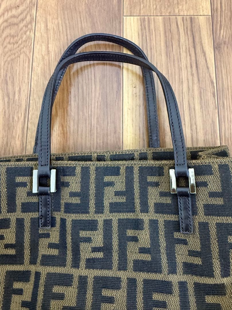FENDI フェンディ ズッカ柄 トートバッグ ハンドバッグ ヴィンテージ