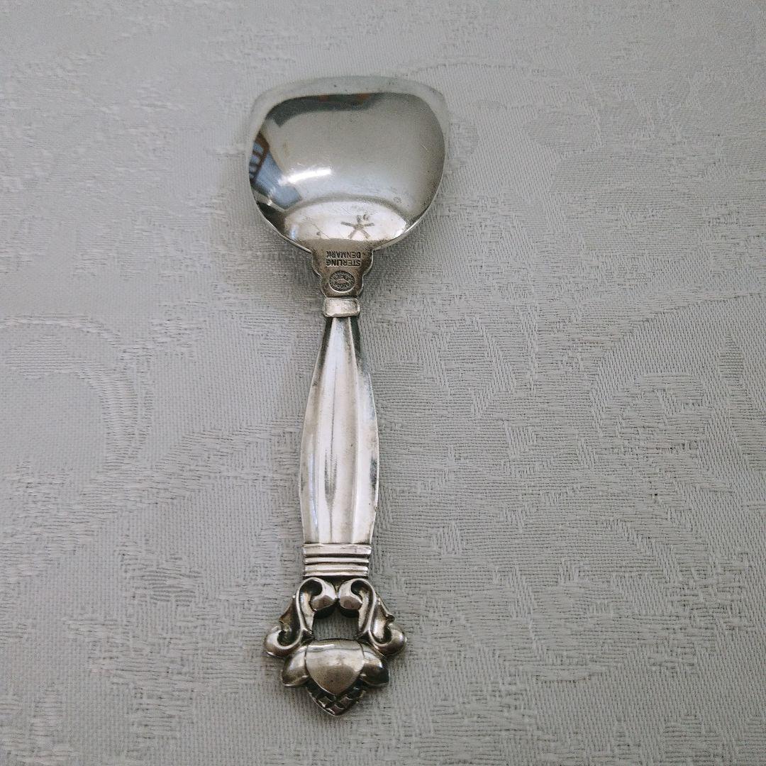   シルバー 茶葉スプーン エコーン