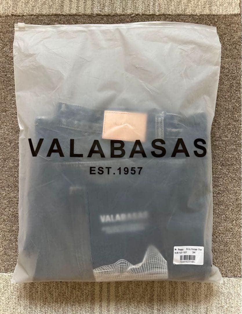 パンツ VALABASAS MR.BAGGY DIRTY VINTAGE BLUE 34