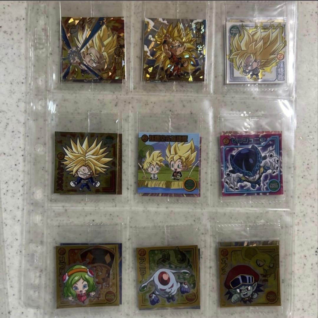 ドラゴンボール ウエハース 超戦士シール　W18 フルコンプ