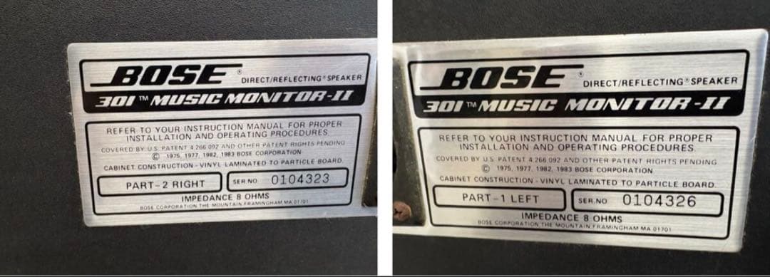 BOSE 301 series ii スピーカー