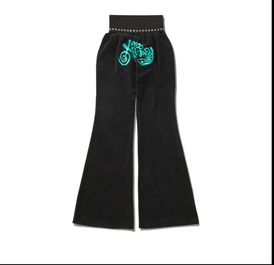 Xtra Ordinary ベロア　フレア　パンツ　(S)サイズ　XG