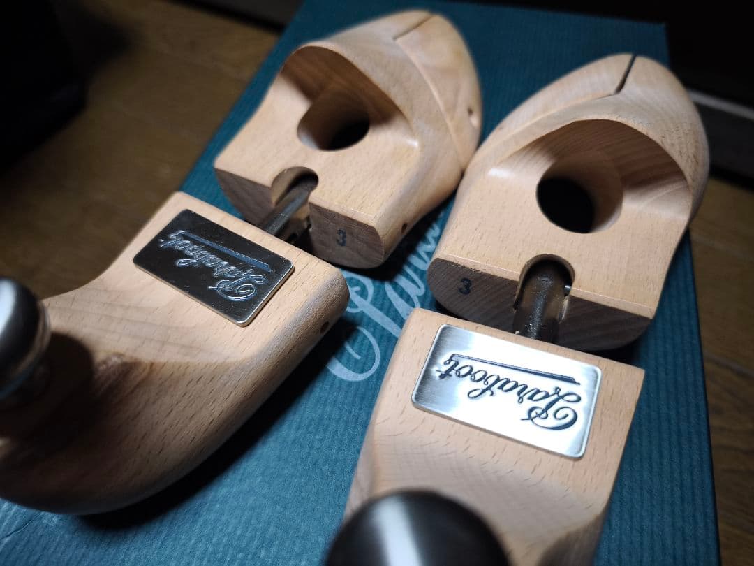 PARABOOT シャンボード　UK4ハーフ　ブラック　純正シューツリー・箱付き