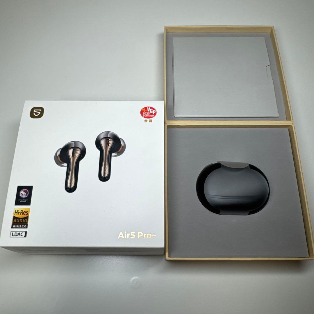 SOUNDPEATS Air5 Pro+ ブラック ワイヤレスイヤフォン