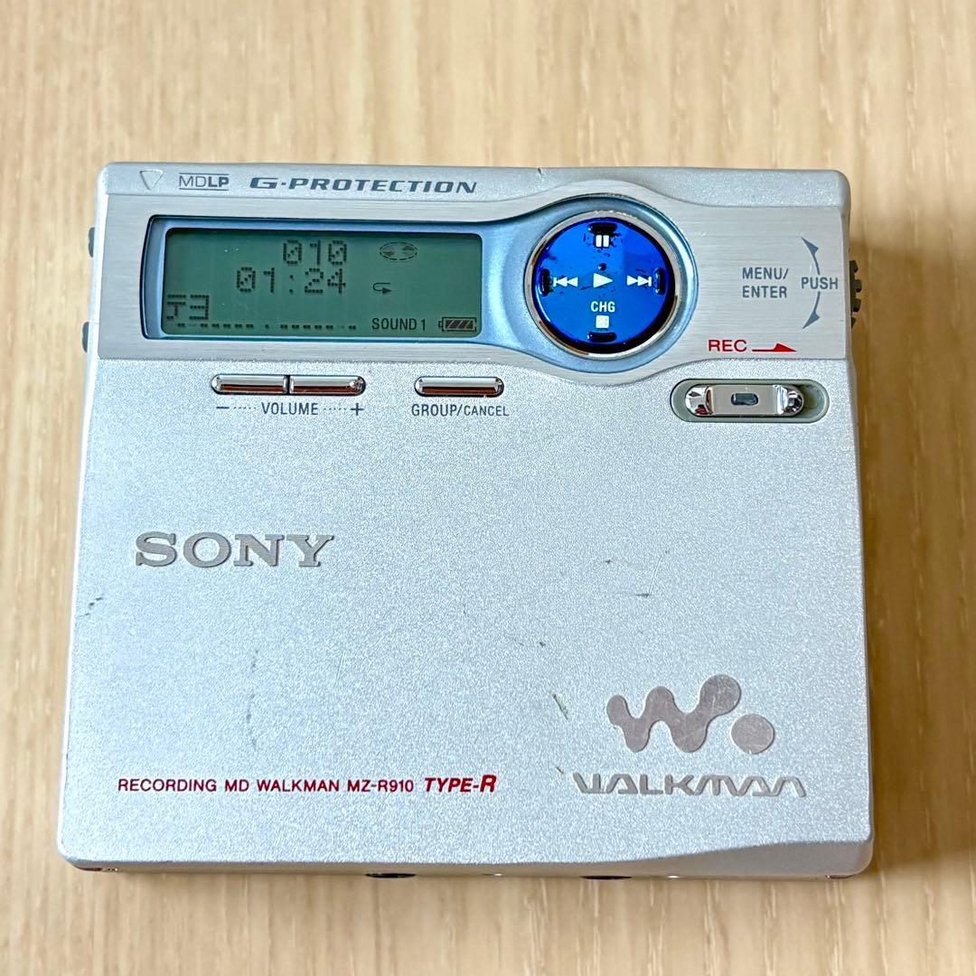 SONY MZ-R910 TYPE-R ポータブルMDプレーヤー