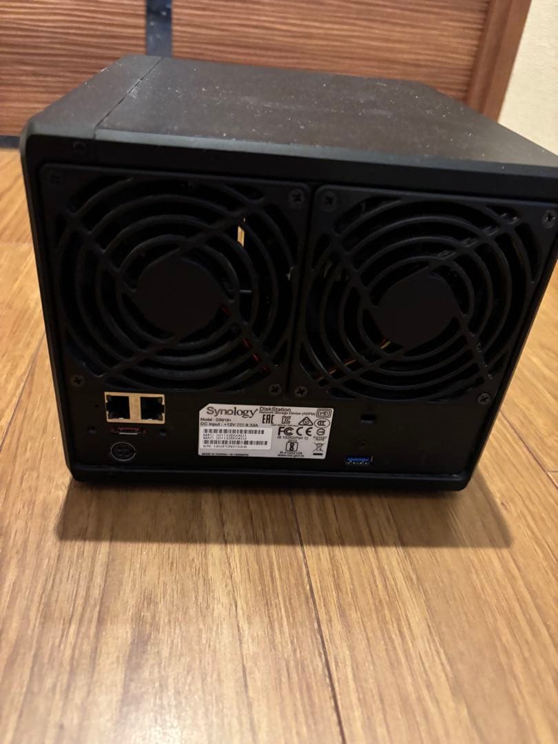 Synology NAS 4ベイ DS918+ 2TB×4HDD