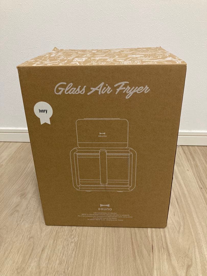 BRUNO グラスエアフライヤー アイボリー