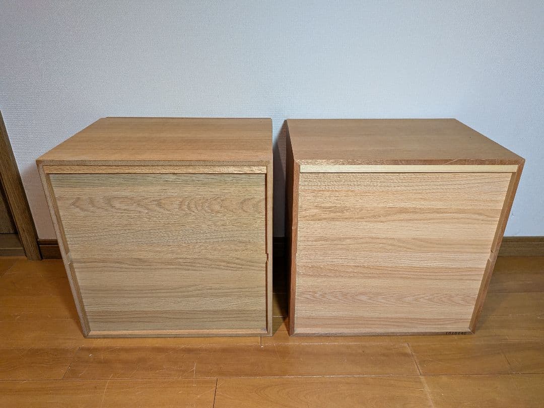 《送料込》無印良品 スタッキングチェスト インサート 引出 オーク ボックス収納