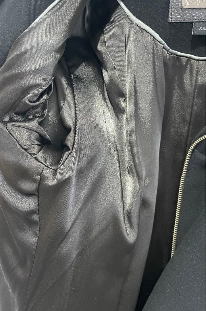 Mackageマッカージュブラック カシミア混ウールコート(xs)ベルト付