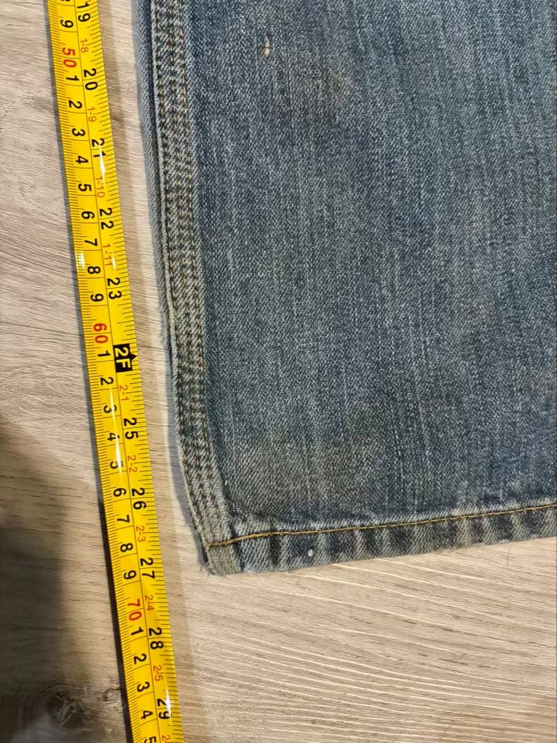 スパム　359 Carhartt ダブルニー デニムB06 フェード極上