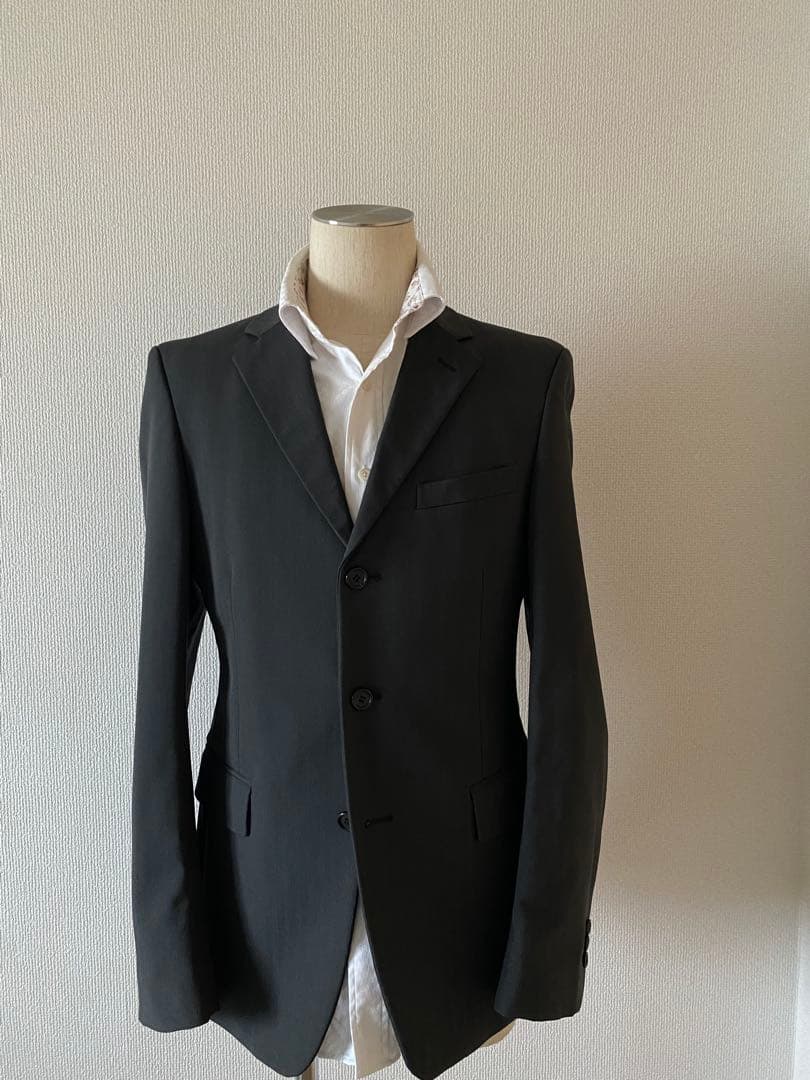 宮*夫様 ★美品★プラダ★シャドーストライプ希少テクノストレッチウールスーツ３Ｂ