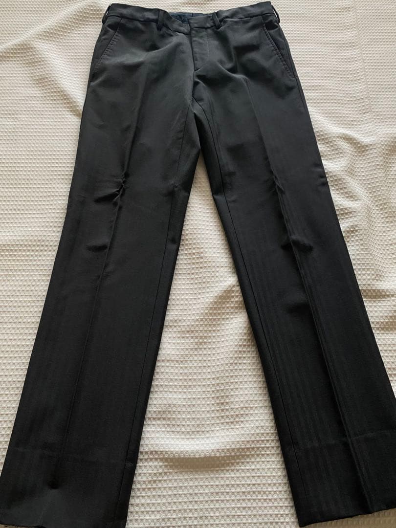 宮*夫様 ★美品★プラダ★シャドーストライプ希少テクノストレッチウールスーツ３Ｂ