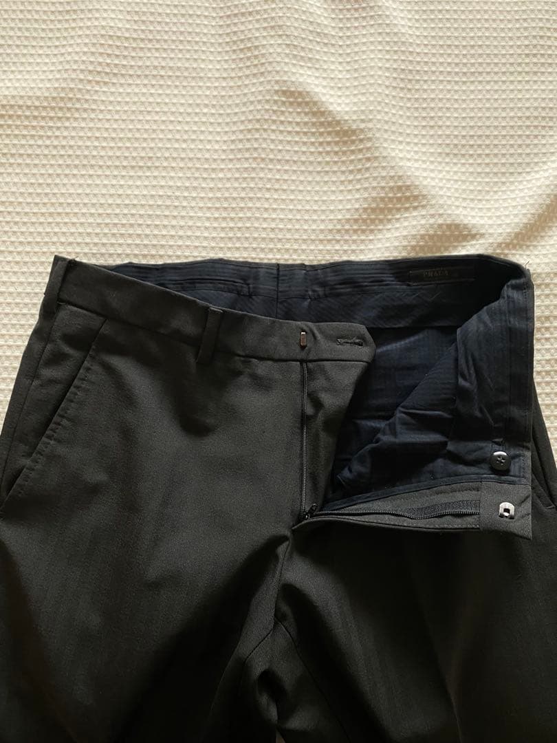 宮*夫様 ★美品★プラダ★シャドーストライプ希少テクノストレッチウールスーツ３Ｂ