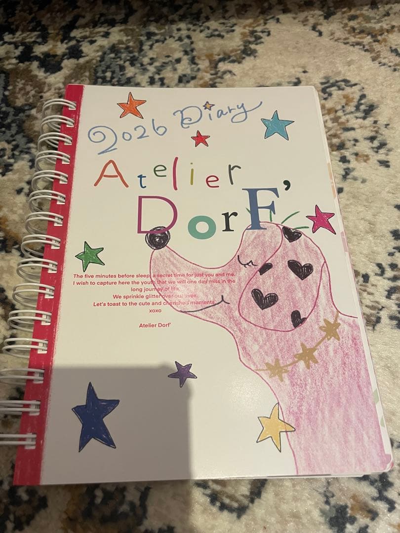AtelierDorF 2026スケジュール帳　アトリエドルフ　手帳