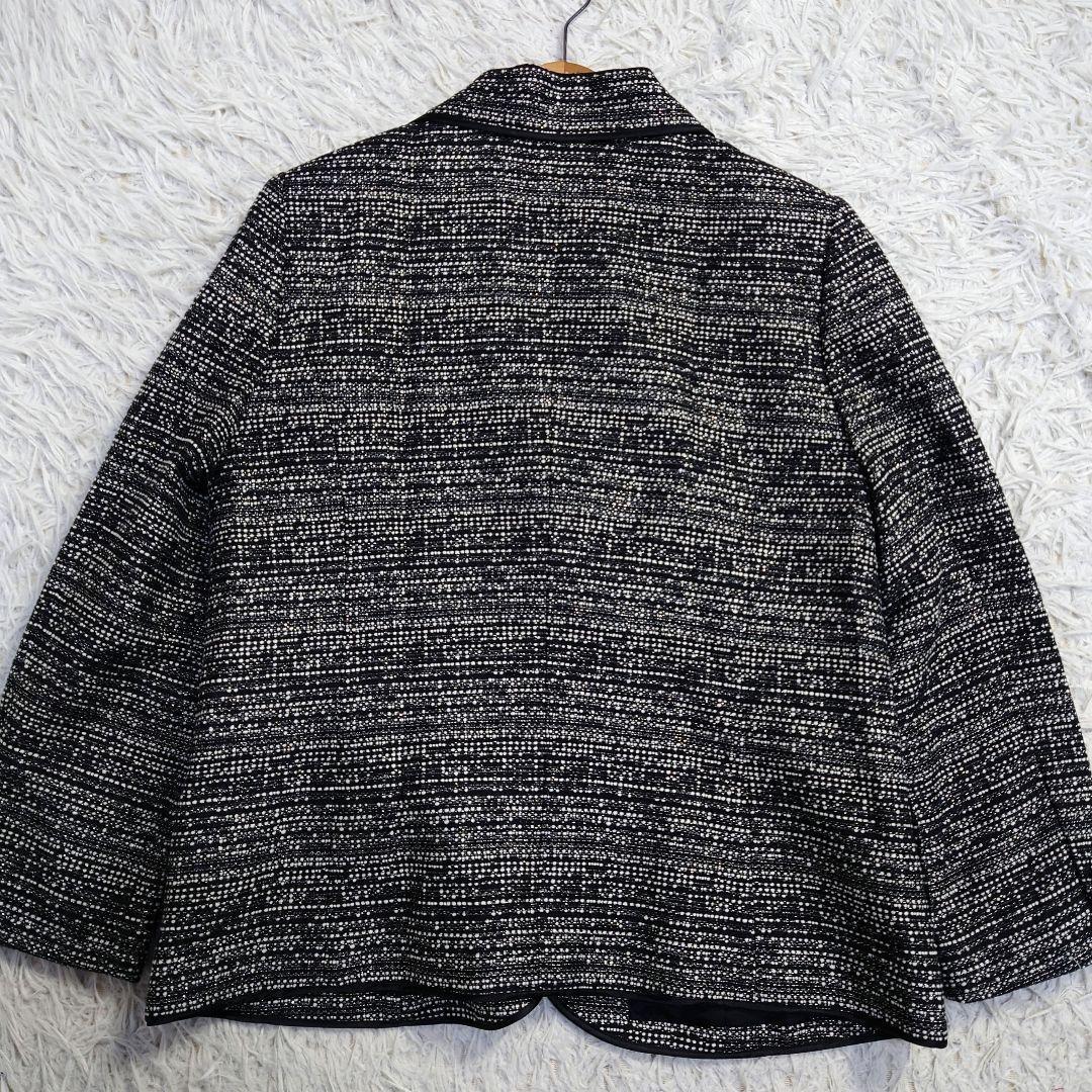 大きいサイズ　13号　レリアン　ツイードジャケット　ラメ　XL相当　セレモニー
