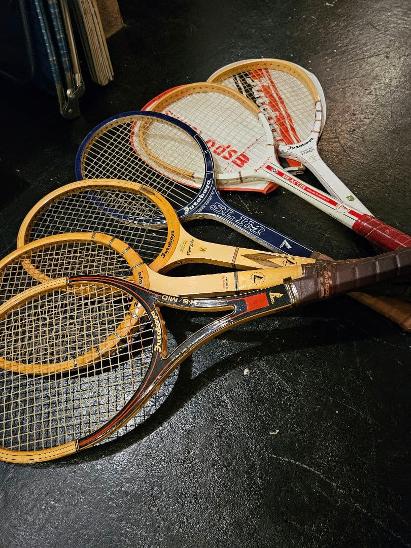 フタバヤ　futabaya　ラケット　テニス　木製　昭和レトロ　ヴィンテージ