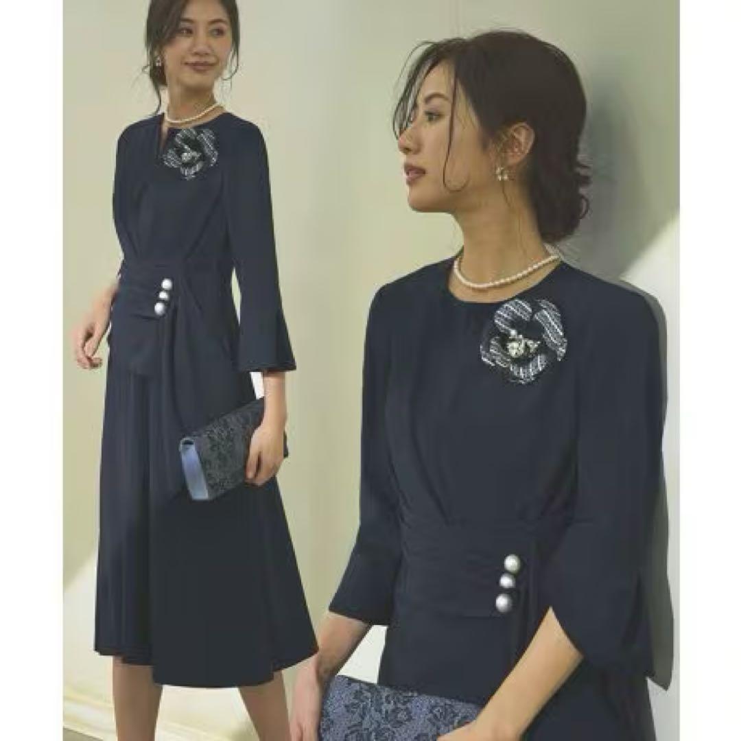 新品　RUIRUE BOUTIQUE パール　ワンピース　パーティー　セレモニー