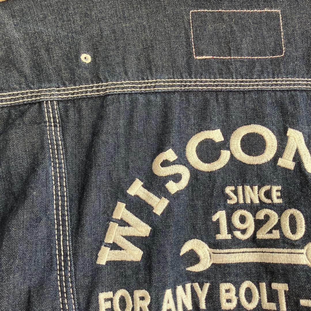 Snap-on ダークデニム オーバーオール