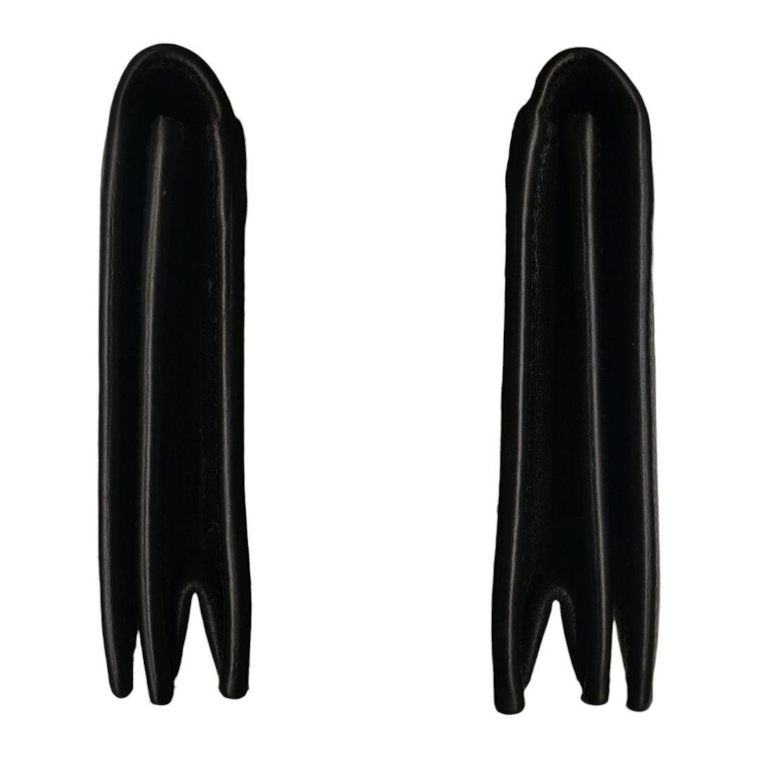 サンローラン　名刺入れ　ビジネスカードホルダー　ロゴ　レザー　ブラック