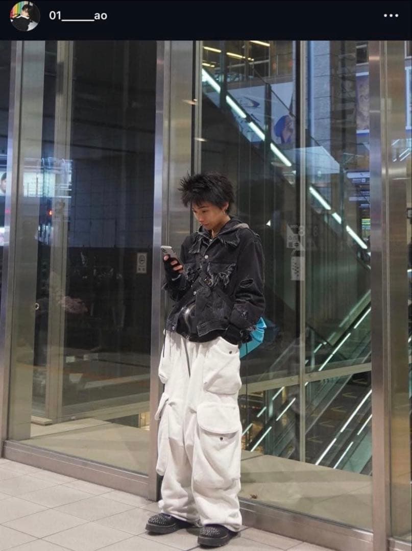 Entire Studios スウェット カーゴ パンツ オリーブ O代官山