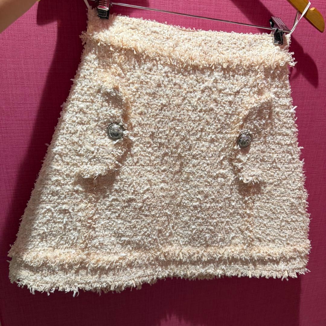 BALMAIN スカート★バルマン★ツイード ミニスカート★