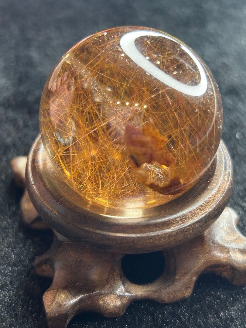 ✩.*˚ガーデン共生ルチル スフィア ✩.*˚台座なし