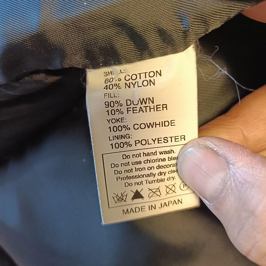 Cootie Productions ブラックダウンベスト M