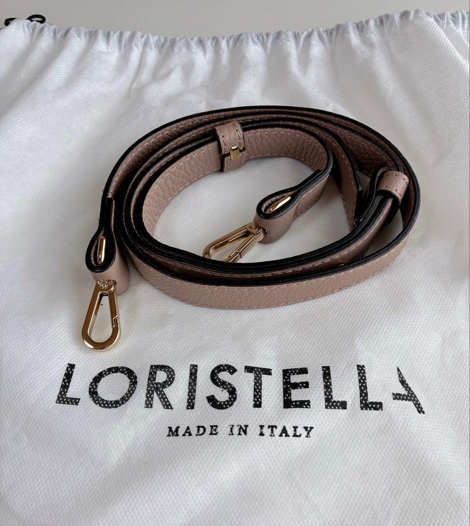 人気完売品 LORISTELLA ハンドバッグ イタリア製　ピンクベージュ