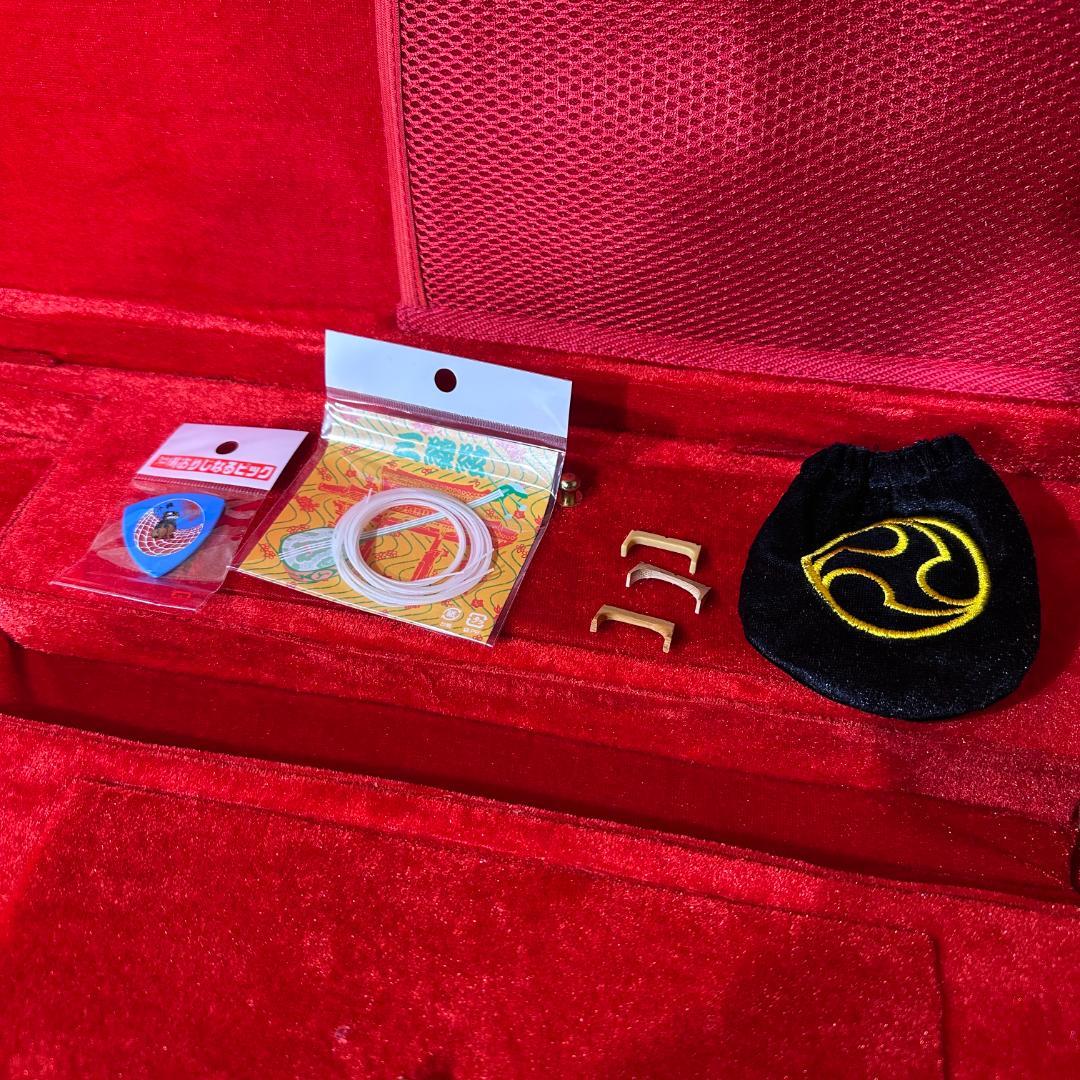 【美品】沖縄三線 ソフトケース付き 弦楽器 和楽器