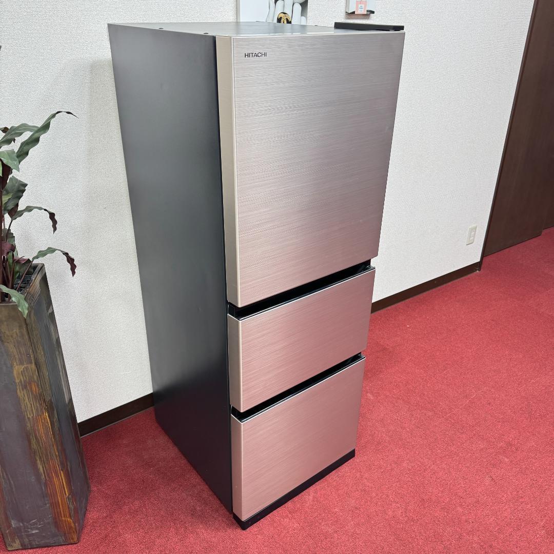 東京23区送料無料　超美品日立2024年製3ドア冷蔵庫265L　洗浄/除菌済み