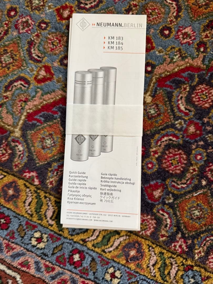 Neumann KM 184 コンデンサーマイク 2本セット